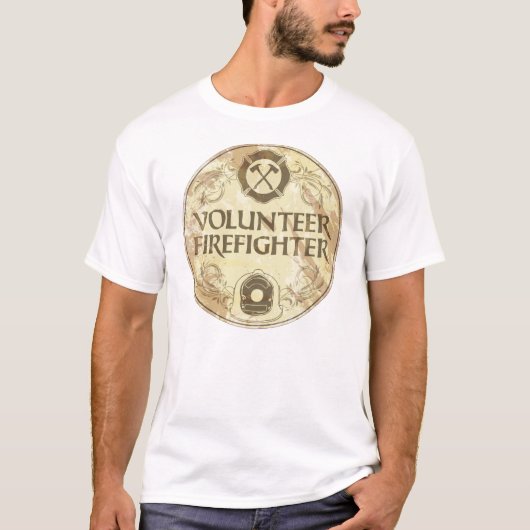 Freiwilliger Feuerwehrmann-Schmutz T-Shirt (Vorderseite)