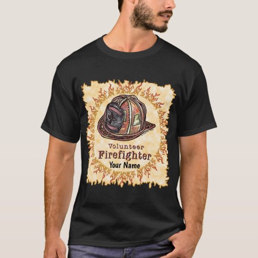 Freiwilliger Feuerwehrmann-T - Shirt (Vorderseite)