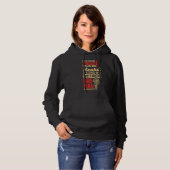 Freiwilliger Feuerwehrmann-Zitat Hoodie (Vorne ganz)
