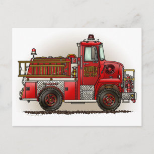 Freiwilliger Feuerzug Postkarte