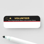 Freiwilliger für Veranstaltungen Namensschild (Beispiel)