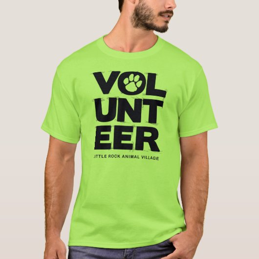 "Freiwilliger, LRAV" T - Shirt (Limones Grün) (Vorderseite)
