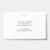 Freiwilliger Mitarbeiter QR-Code für Reitpferde Ausweis (Rückseite)