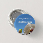 Freiwilliger Orchideen-Knopf Button (Vorne & Hinten)