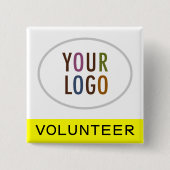 Freiwilliger Pinback Abzeichen Benutzerdefiniertes Button (Vorderseite)
