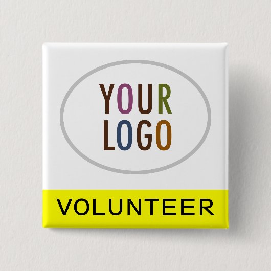 Freiwilliger Pinback Abzeichen Benutzerdefiniertes Button (Vorderseite)