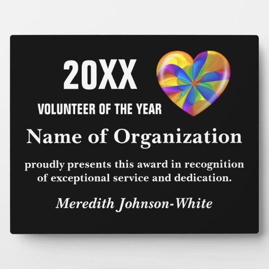 Freiwilliger Preis des Jahres Fotoplatte (Vorderseite)