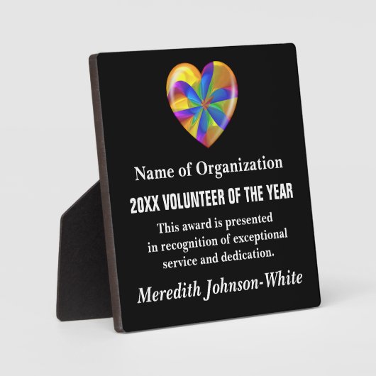 Freiwilliger Preis des Jahres Fotoplatte (Vorderseite)