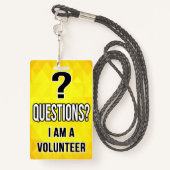 Freiwilliges Abzeichen Ausweis (Rückseite mit Schlüsselband)