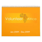Freiwilliges Afrika - besonders angefertigt Kalender (Titelbild)