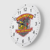 Freiwilliges Feuer und Rettung Große Wanduhr (Winkel)