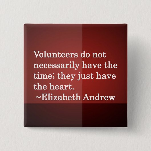 Freiwilliges Herz Button (Vorderseite)