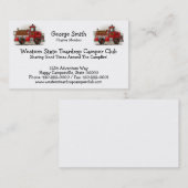 Freiwilliges Löschfahrzeug Visitenkarte (Vorne/Hinten)