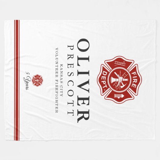 Freiwilliges Malteserkreuz-Symbol des Fleecedecke (Vorderseite (Horizontal))