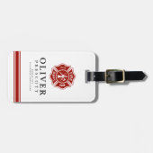 Freiwilliges Malteserkreuz-Symbol des Gepäckanhänger (Vorderseite horizontal)