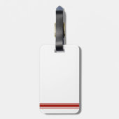 Freiwilliges Malteserkreuz-Symbol des Gepäckanhänger (Rückseite vertikal)