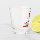 Freiwilliges Malteserkreuz-Symbol des Schnapsglas (Links)