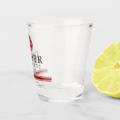 Freiwilliges Malteserkreuz-Symbol des Schnapsglas (Rechts)