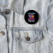 Freiwürfe oder rosa Schleifen Dein Bruder liebt di Button (Beispiel)