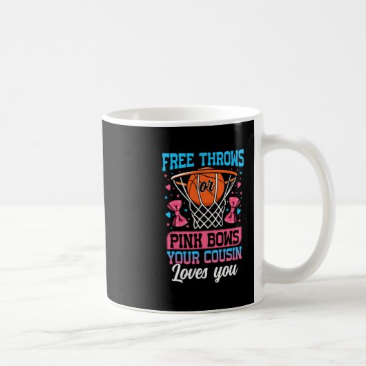 Freiwürfe oder rosa Schleifen Dein Cousin liebt di Kaffeetasse (Rechts)