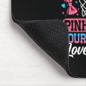 Freiwürfe oder rosa Schleifen Dein Cousin liebt di Mousepad (Ecke)