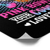 Freiwürfe oder rosa Schleifen Dein Cousin liebt di Poster (Ecke)
