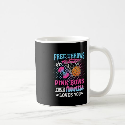 Freiwürfe oder rosa Schleifen Deine Tante liebt di Kaffeetasse (Rechts)