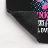 Freiwürfe oder rosa Schleifen Deine Tante liebt di Mousepad (Ecke)