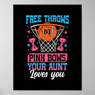 Freiwürfe oder rosa Schleifen Deine Tante liebt di Poster
