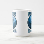 Freizeit - Der Ozean nennt Unterwassertaucher Kaffeetasse (Mittel)
