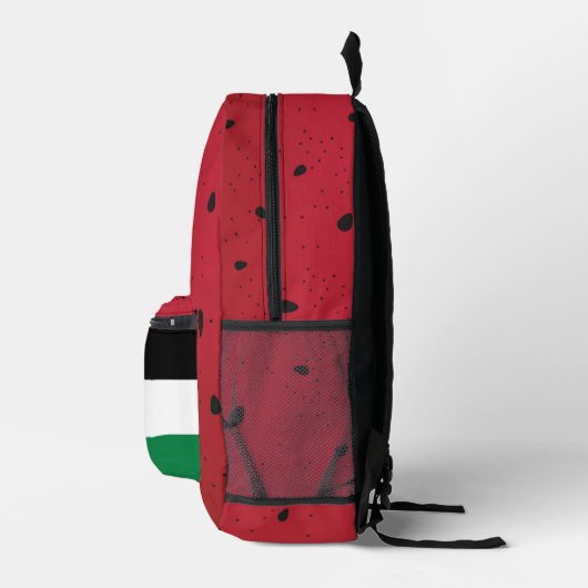 FREIZEIT ! Druckknopf für palästinensische Fahne N Bedruckter Rucksack (Rechts)