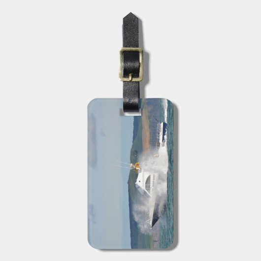 Freizeit-Fischerboot Gepäckanhänger (Vorderseite vertikal)