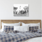 Freizeit im Lager für Techniker Leinwanddruck (Insitu (Schlafzimmer))