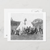 Freizeit im Lager für Techniker Postkarte (Vorne/Hinten)