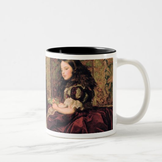 Freizeit-Stunden, 1864 Zweifarbige Tasse (Rechts)