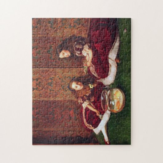 Freizeit-Stunden - John Everett Millais Puzzle (Vertikal)