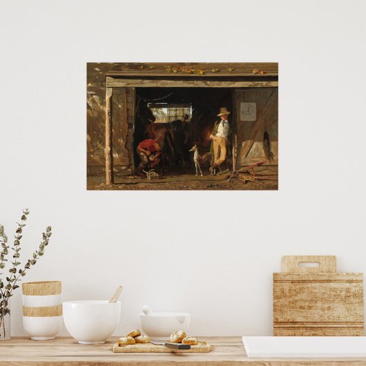 Freizeit und Arbeit - Frank Mayer Fine Art Poster (Küche)