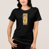 Freizeit, Urlaub und Sport, afrikanischer Tanzrhyt Tri-Blend Shirt (Vorderseite)