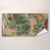 Freizeit Vintage nahtlose Muster mit h Badehandtuch (Badehandtuch)