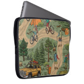 Freizeit Vintage nahtlose Muster mit h Laptopschutzhülle (Vorne Rechts)