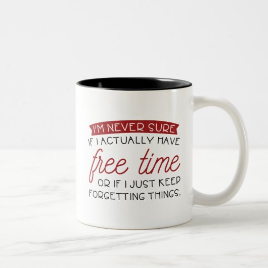 Freizeit Zweifarbige Tasse (Rechts)