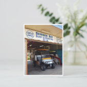 Freizeitclub in der Bucht Postkarte (Stehend Vorderseite)