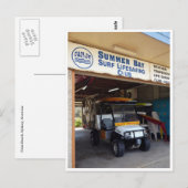 Freizeitclub in der Bucht Postkarte (Vorne/Hinten)