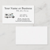 Freizeitfahrzeug Visitenkarte (Vorne/Hinten)