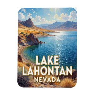Freizeitgebiet Lake Lahontan State - Nevada Magnet