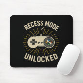 Freizeitmodus freigeschaltet Retro-Schul-Gamer-Con Mousepad (Mit Mouse)