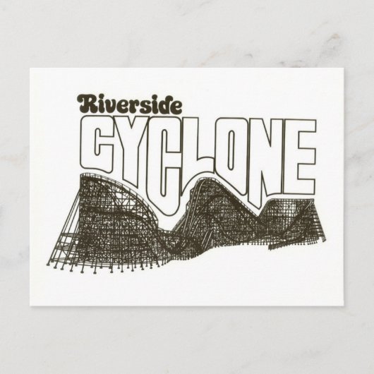 Freizeitpark an der Riverside (jetzt sechs Flaggen Postkarte (Vorderseite)