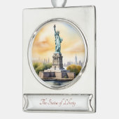 Freizeitsstatue Frische Pasta machen Banner-Ornament Silber (Links)