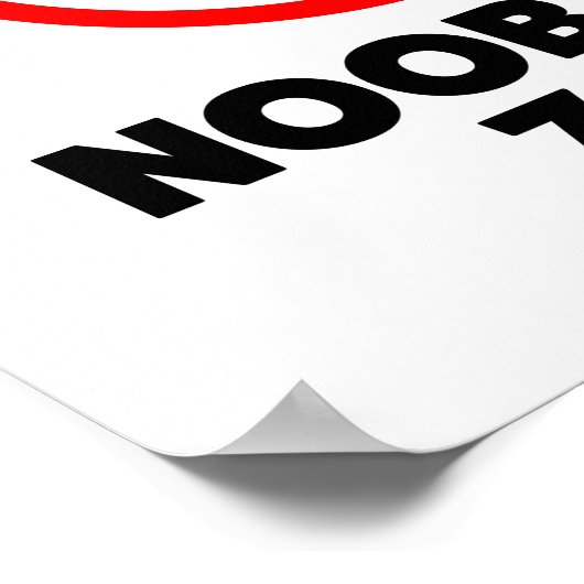 Freizone Noob Poster (Ecke)