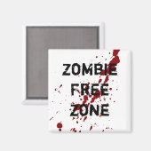 Freizone Zombie Magnet (Vorderseite/Rückseite)